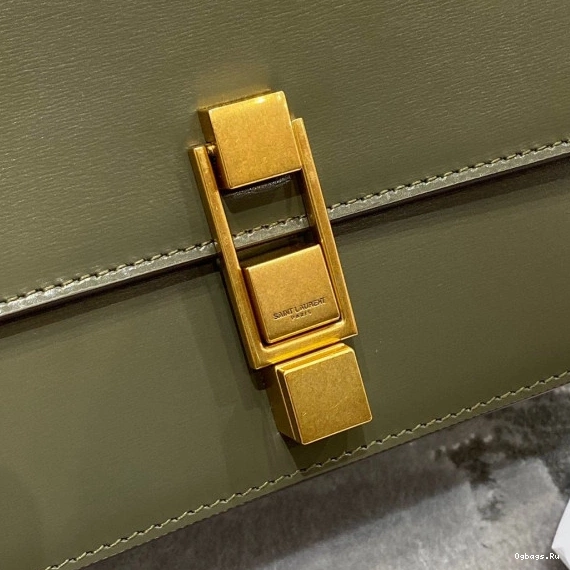 LOULOU LEATHER SMOOTH IN SATCHEL YSL CARRE 0801